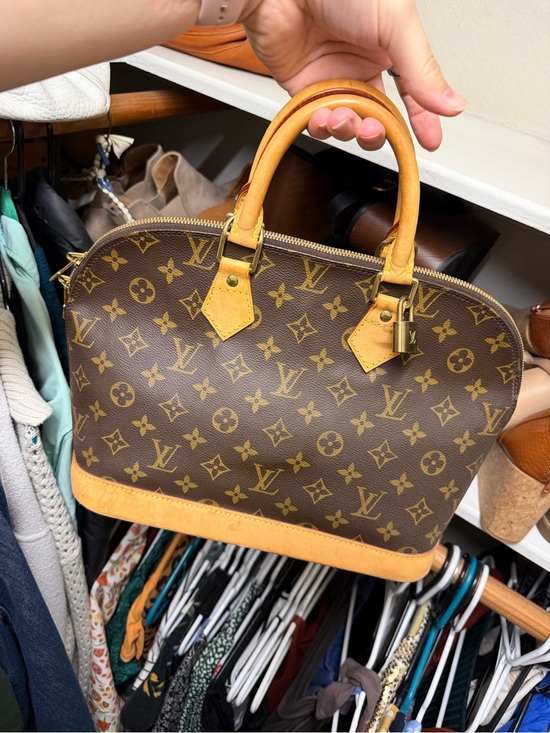 Louis Vuitton Handbags - Louis Vuitton Monogram Alma Satchel - Brown & Tan Leather